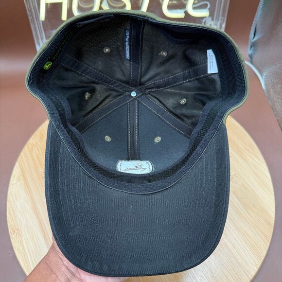 John Deere Olive Green/Black Stretch-fit cap - Picture 6 of 10